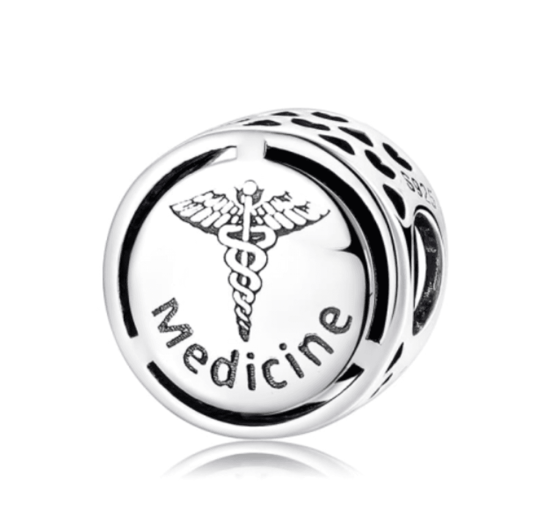 Charms Lekarz Pielęgniarka Ratownik srebro 925 do bransoletki medyk