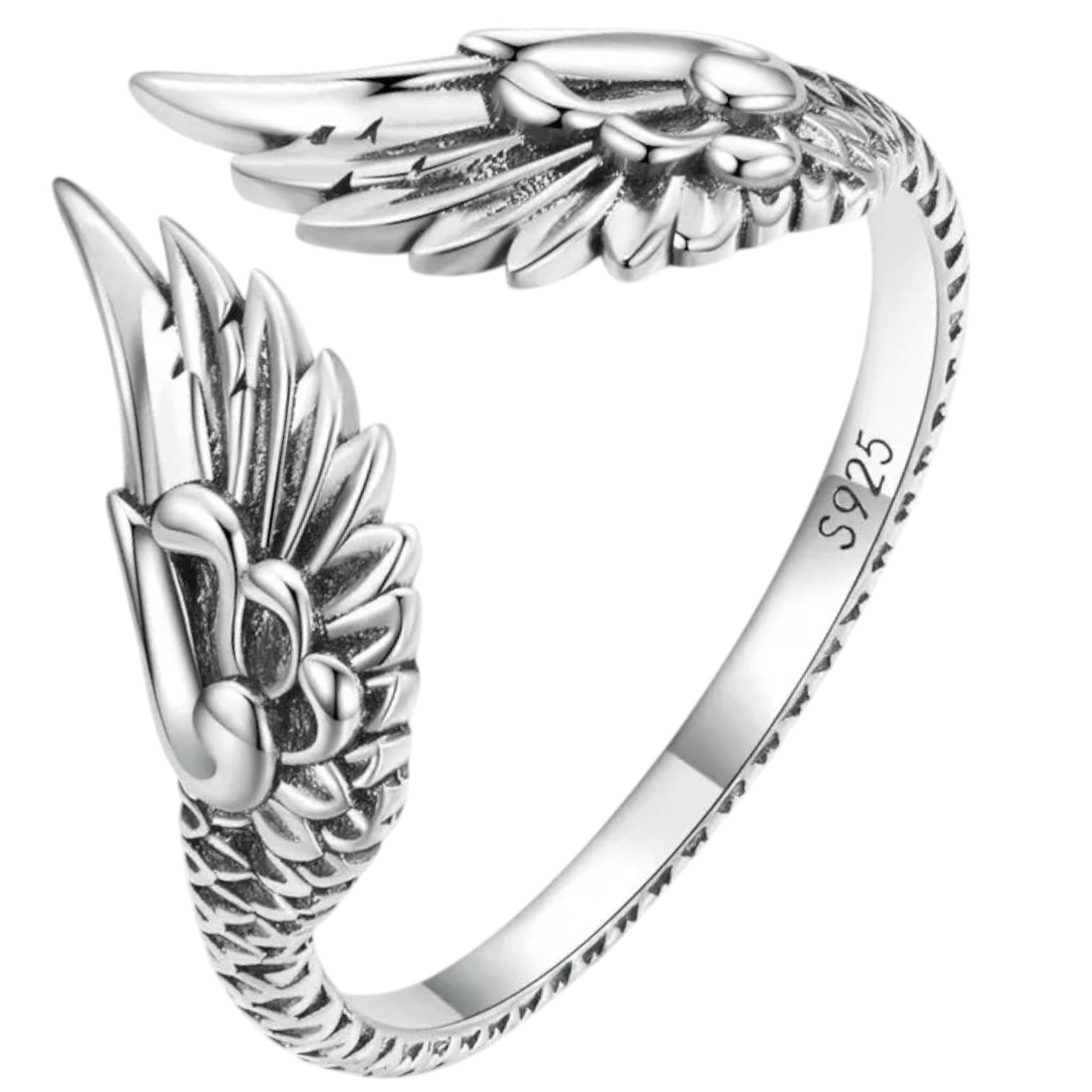 Pierścionek Skrzydła Anioła w stylu Vintage srebro 925