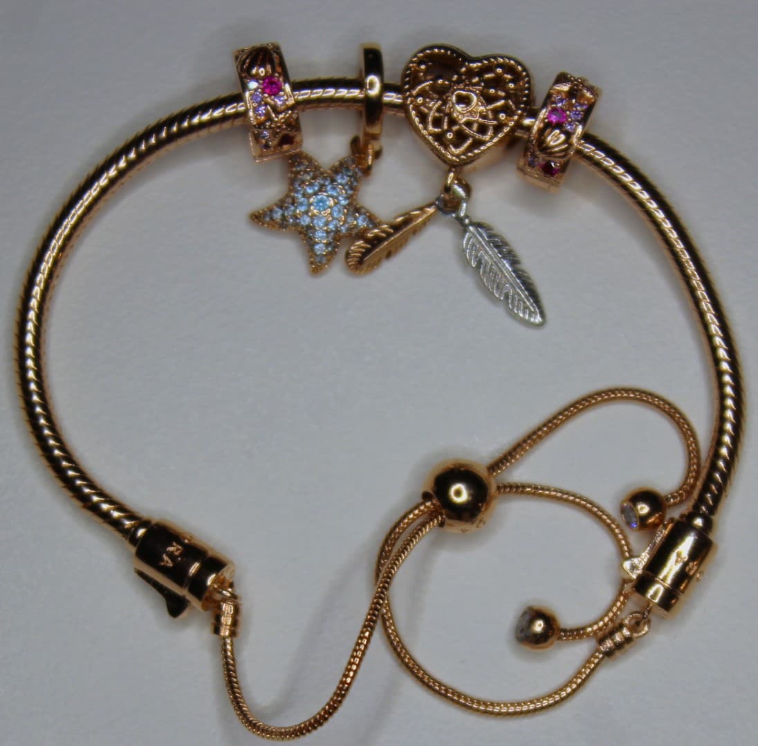 Charms/ Stoper Złote Morze srebro 925