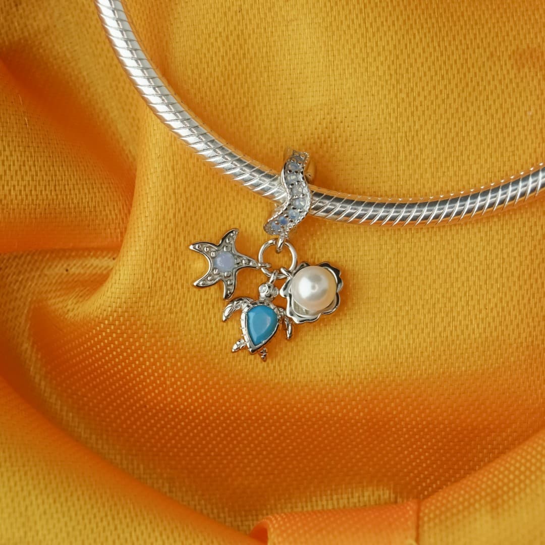 Charms do Pandora Wakacyjne Atrybuty srebro 925