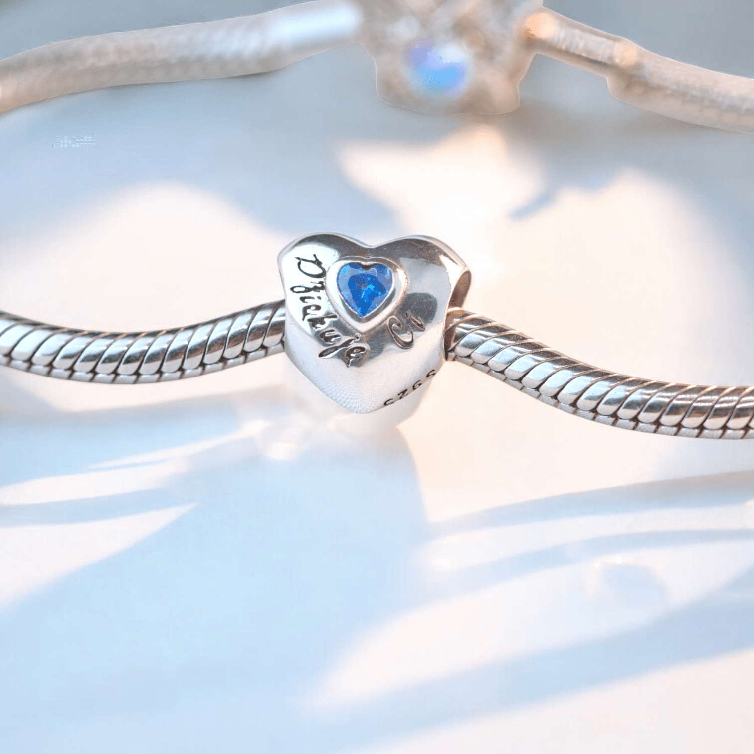 Charms Dziękuję Ci Merci srebro 925