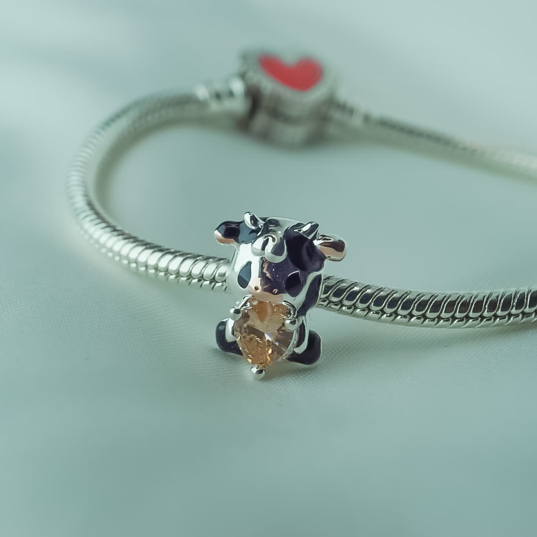 Charms do Pandora krówka polska