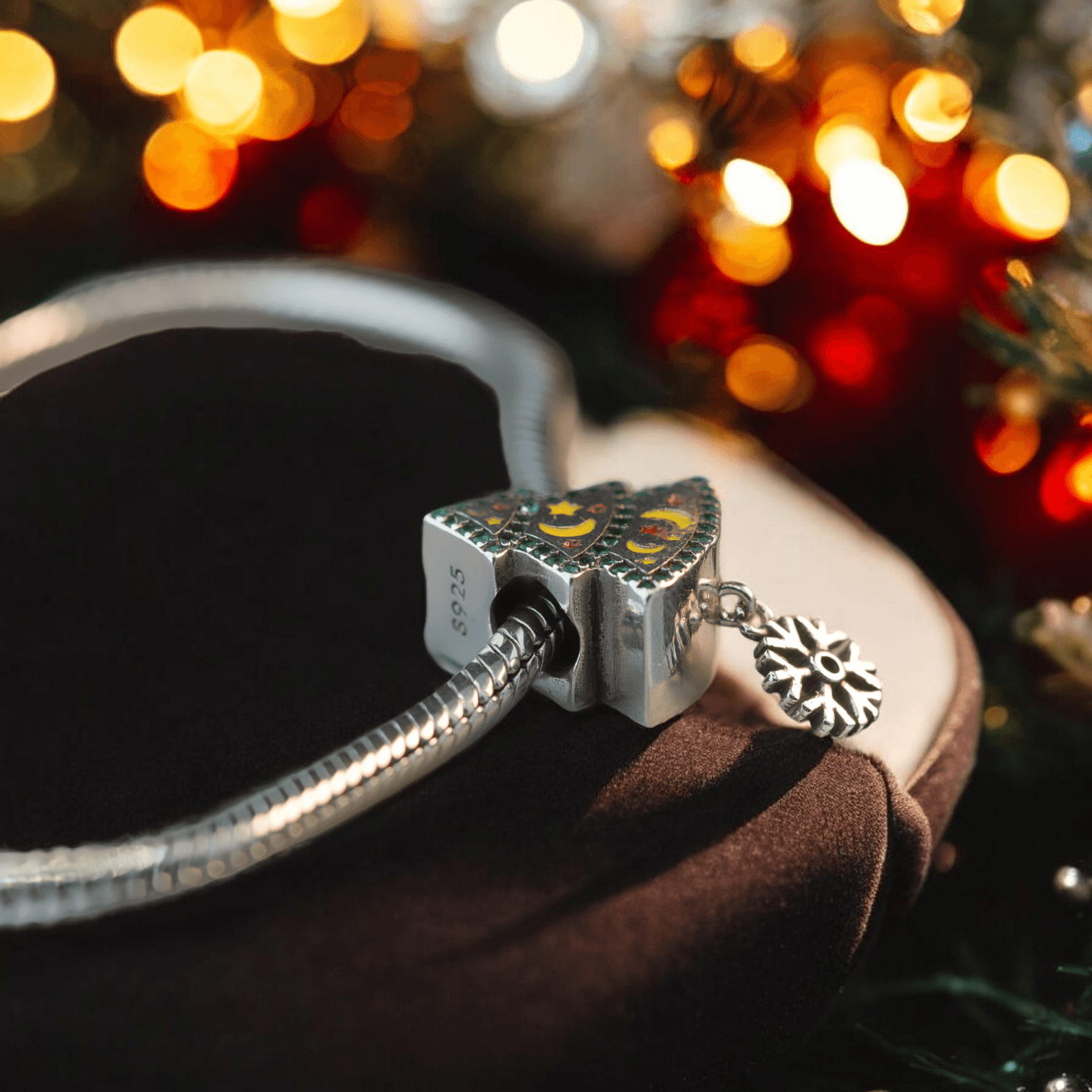 Charms Świąteczny CHOINKA zawieszka