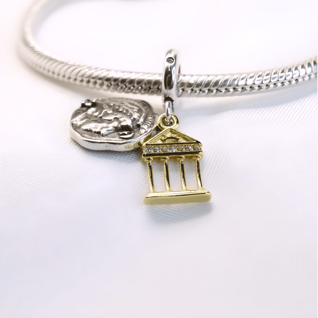 Charms do Pandora Grecja Atena srebro 925 Ateny