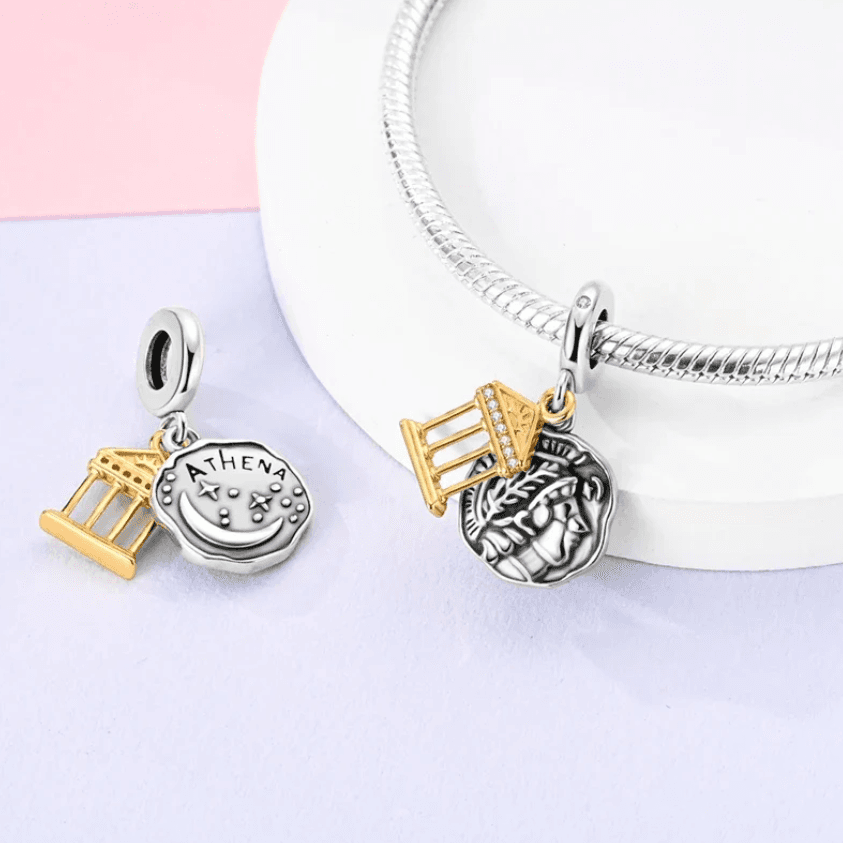 Charms do Pandora Grecja Atena srebro 925 Ateny