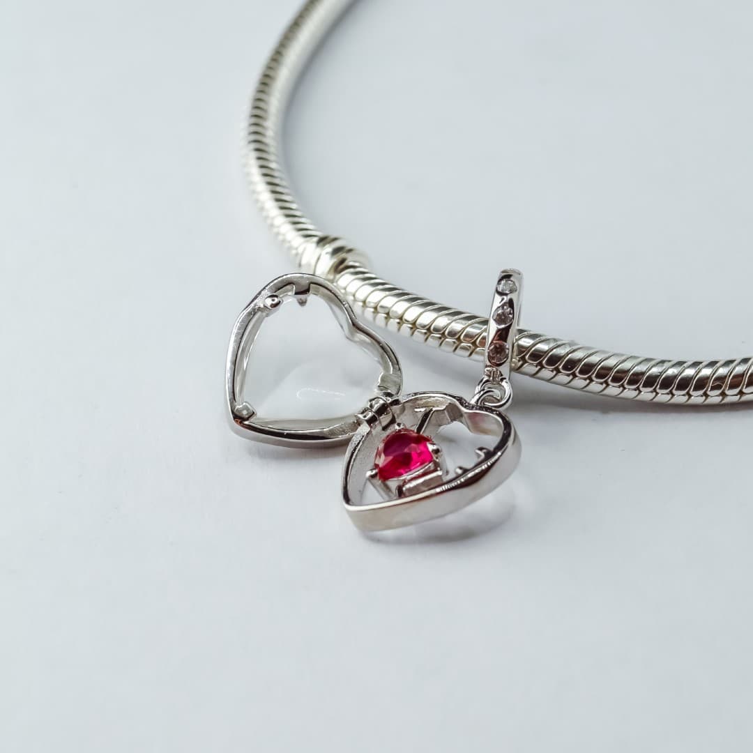 Charms witryna I Love You Srebro 925