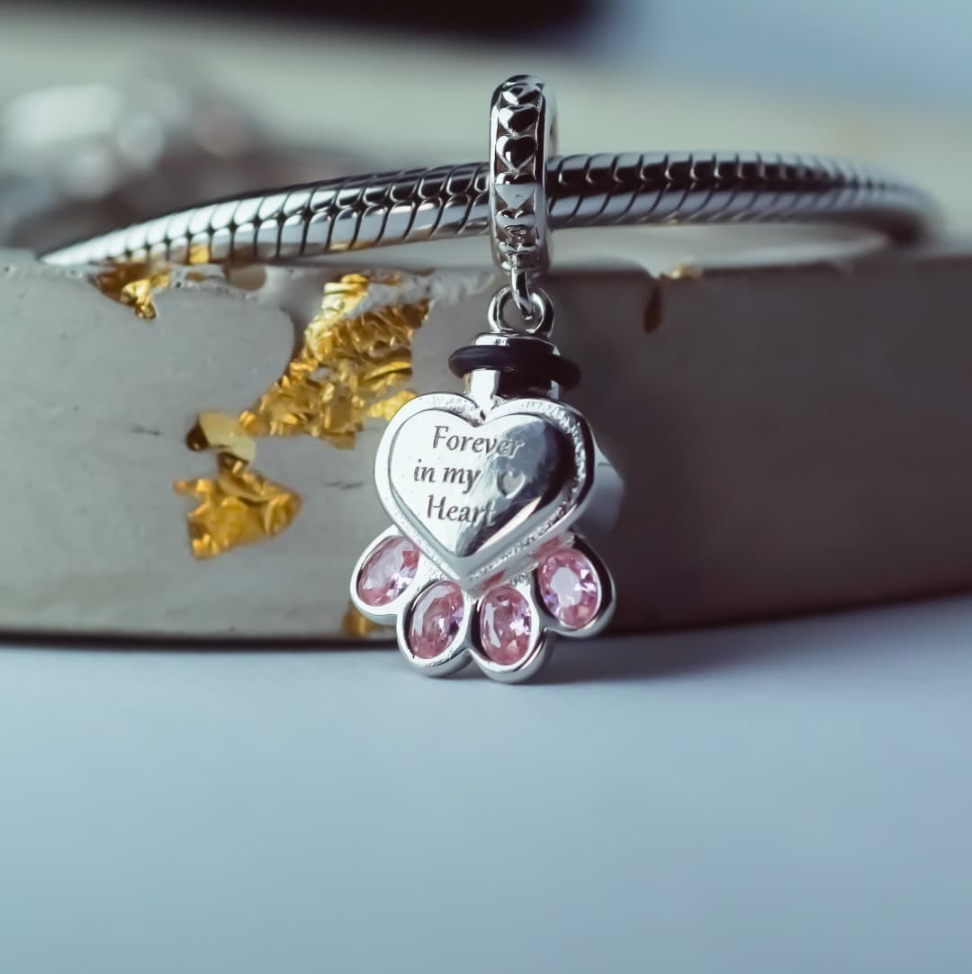 Charms Urna Pamiątkowa srebro  925, urna pamiątkowa dla zwierząt domowych