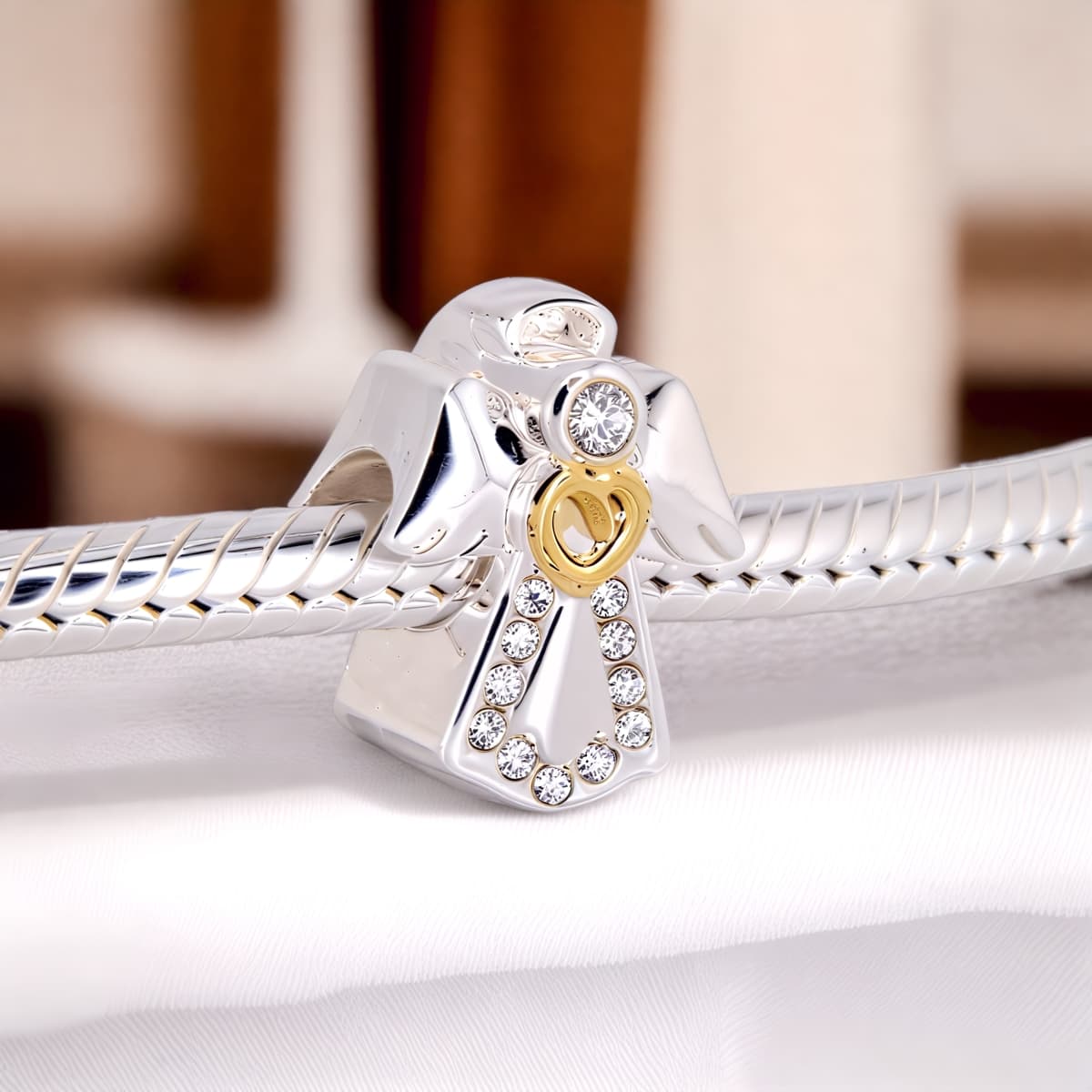 Charms "Anioł Stróż" Symbol Opieki i Duchowego Przewodnictwa