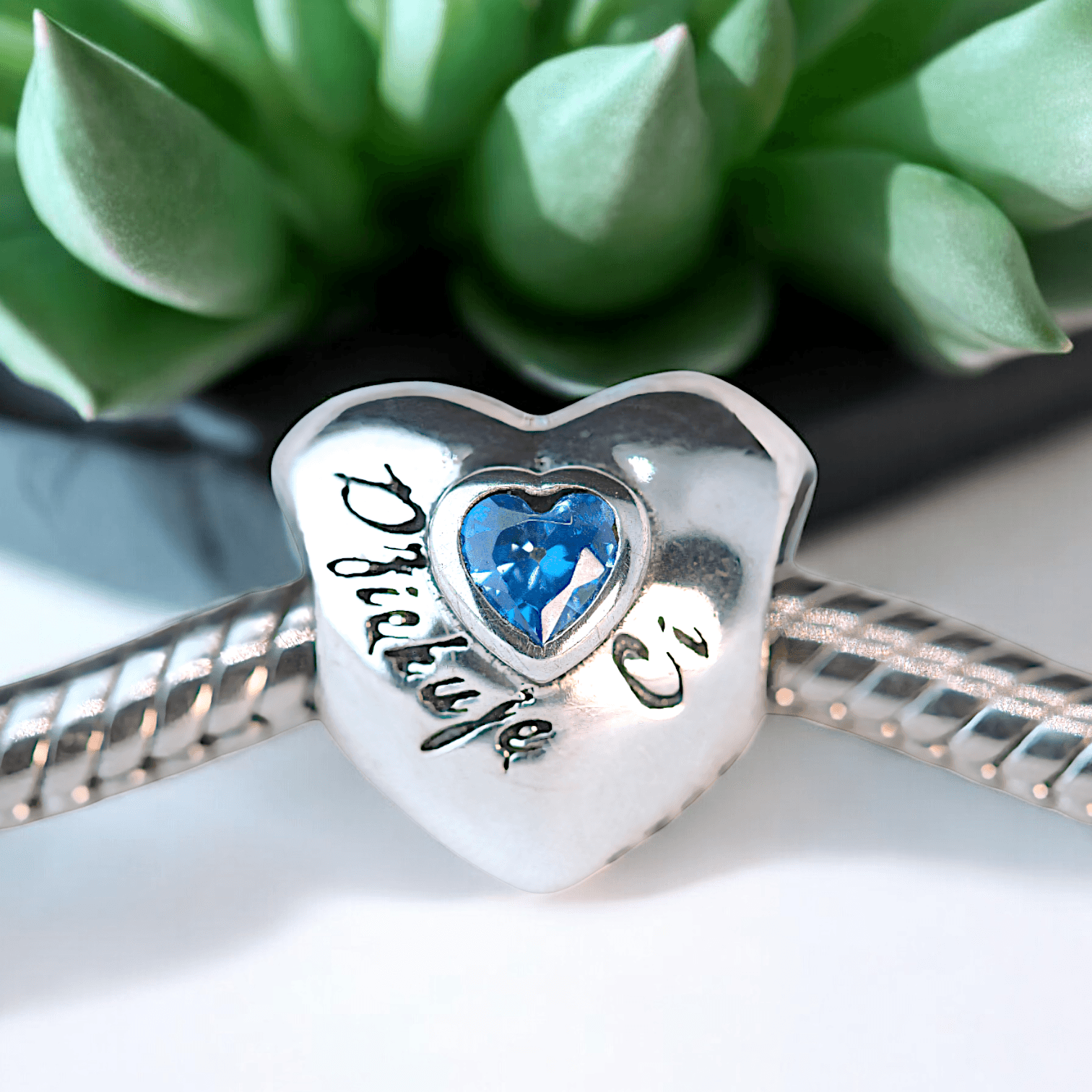 Charms Dziękuję Ci Merci srebro 925