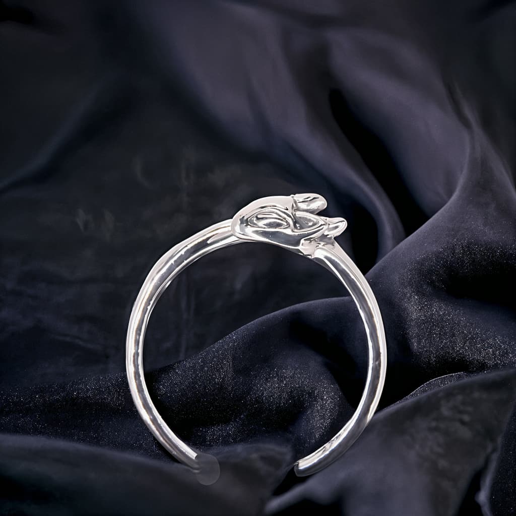 Pierścionek Smok Fantasy regulowany srebro 925