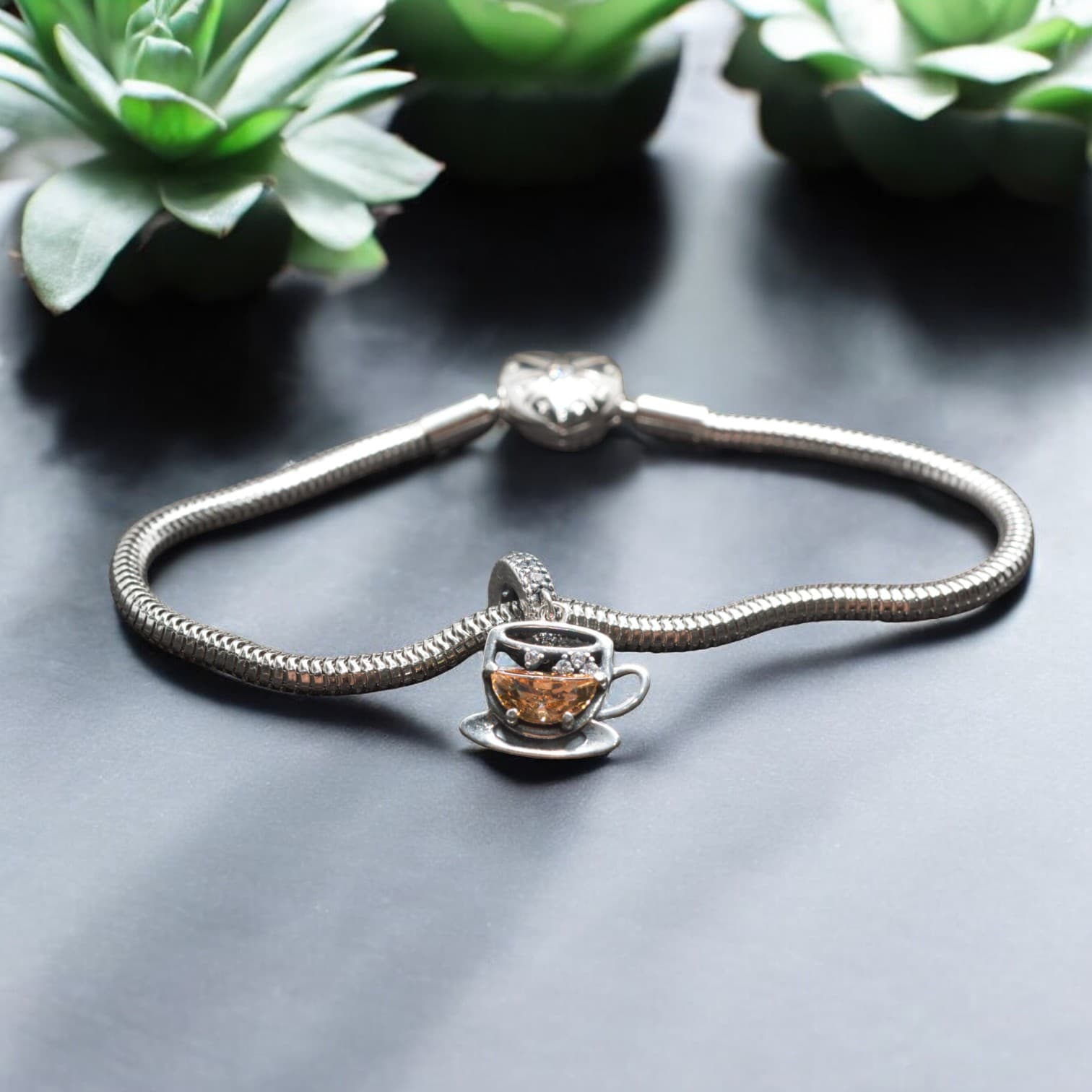 Charms FILIŻANKA HERBATY 925 srebro kawa