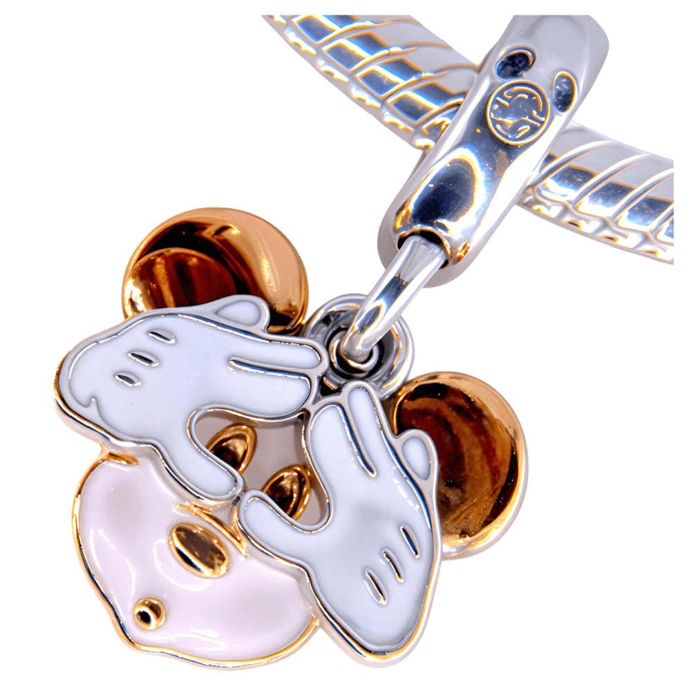 Charms zawieszka MYSZKA MIKI Mickey srebro 925
