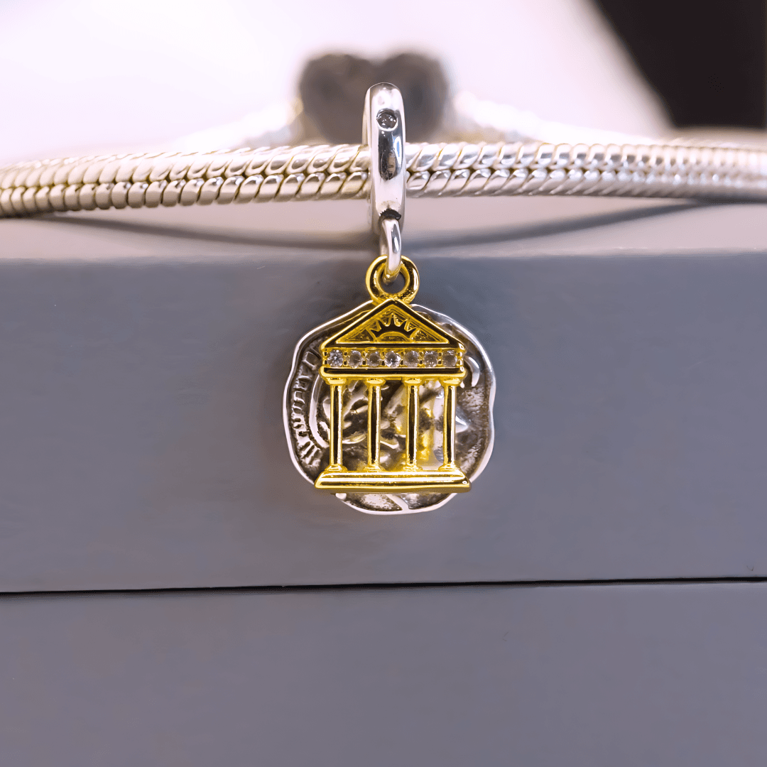 Charms do Pandora Grecja Atena srebro 925 Ateny