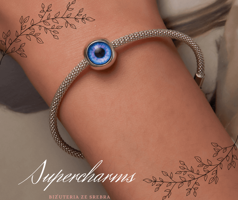 Charms zawieszka Oko srebro 925