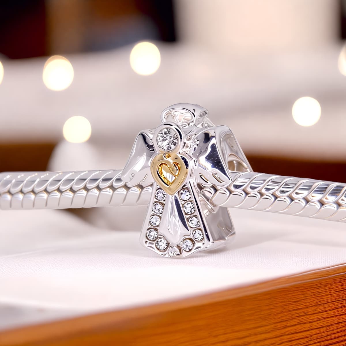 Charms "Anioł Stróż" Symbol Opieki i Duchowego Przewodnictwa