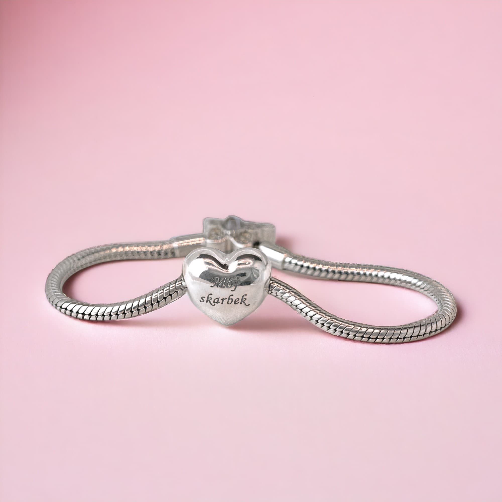 Charms MÓJ SKARBEK prezent dla ukochanej srebro 925