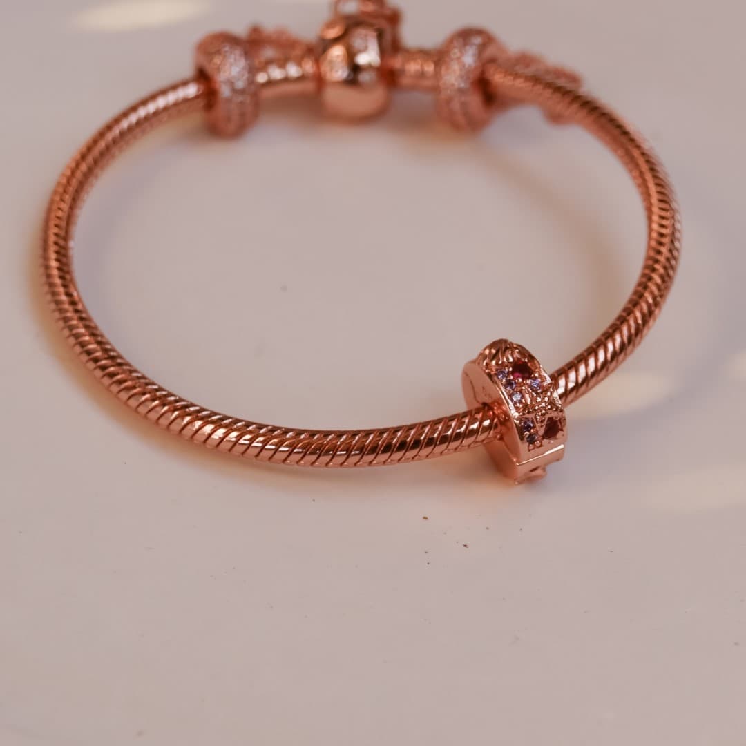 Charms/ Stoper Złote Morze srebro 925