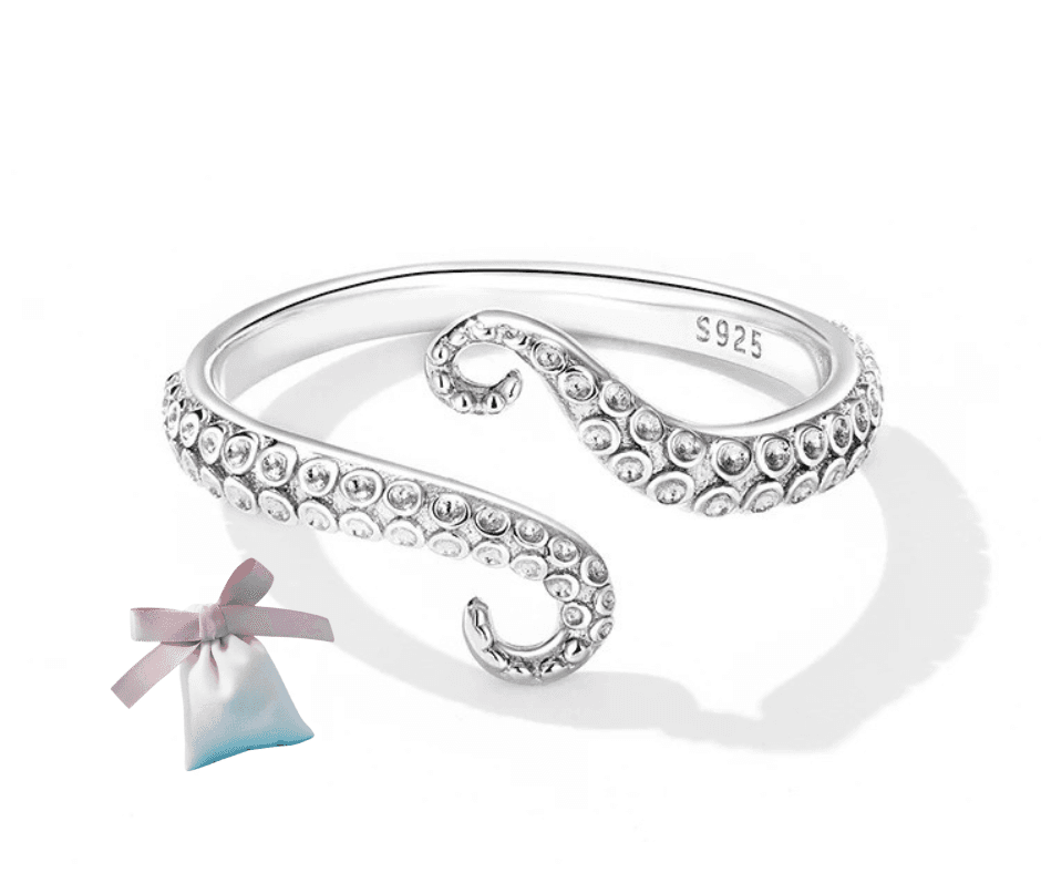 Pierścionek Ośmiornica macki ośmiornicy srebro 925