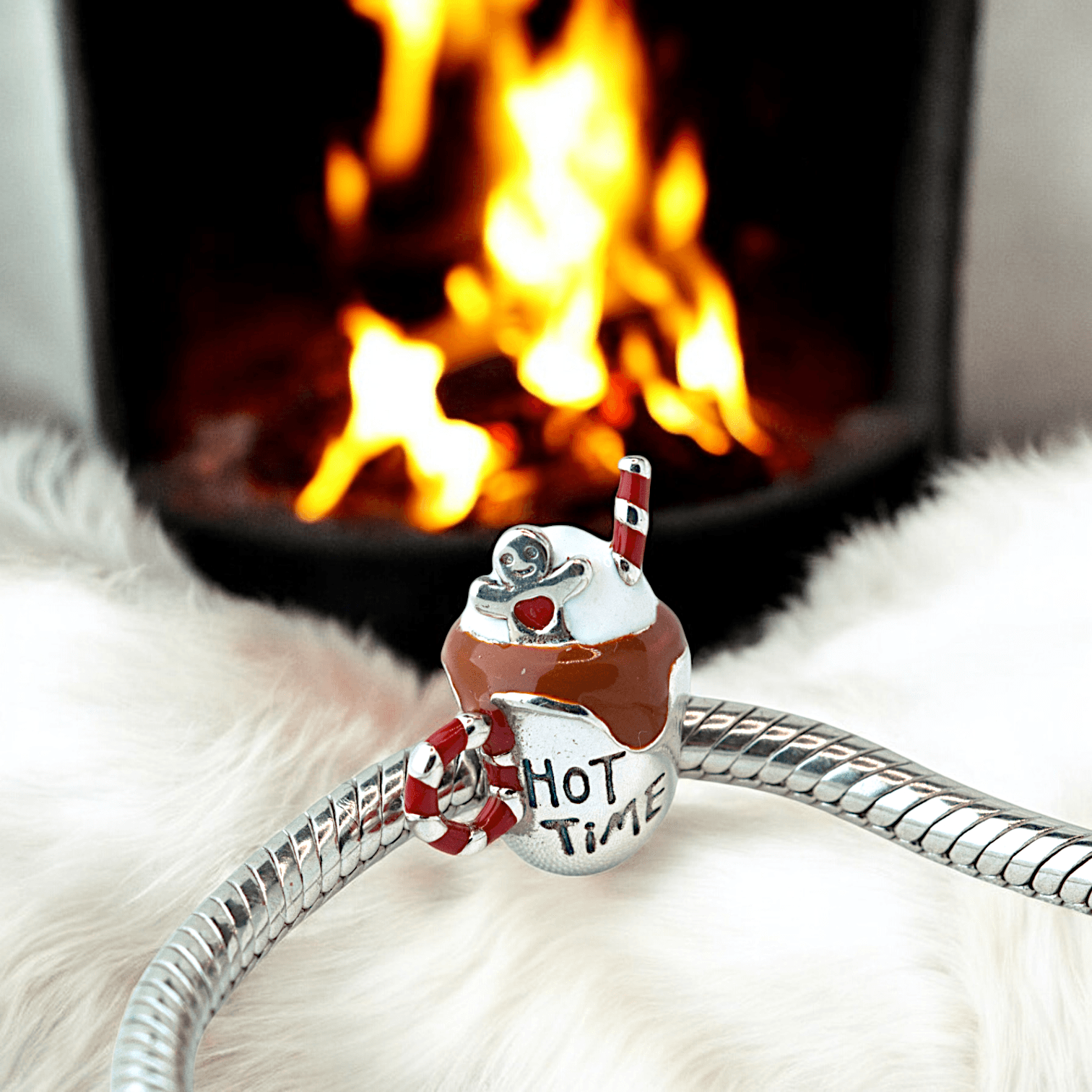 Charms zawieszka HOT TIME srebro 925