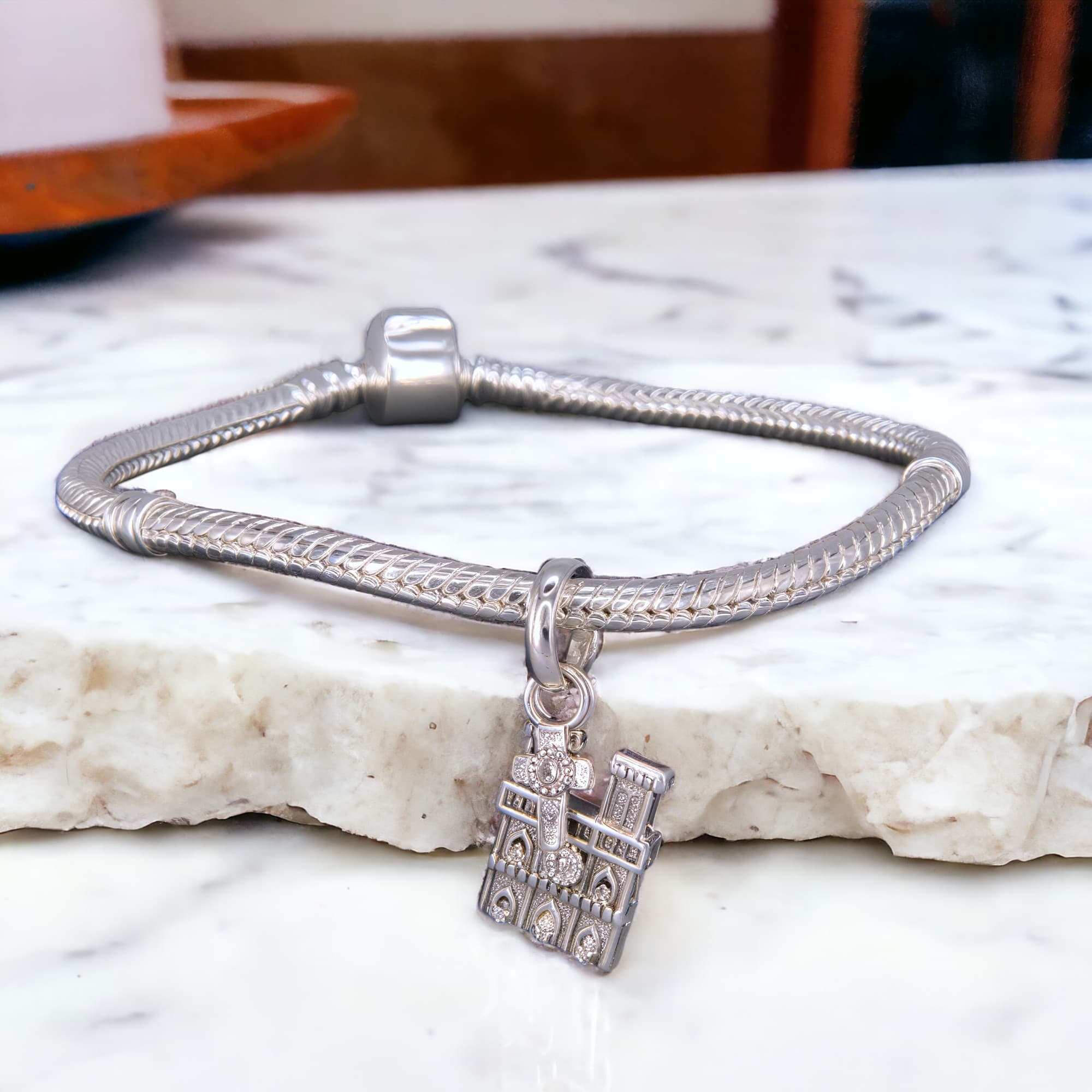 Charms KATEDRA NOTRE-DAME srebro 925 francja