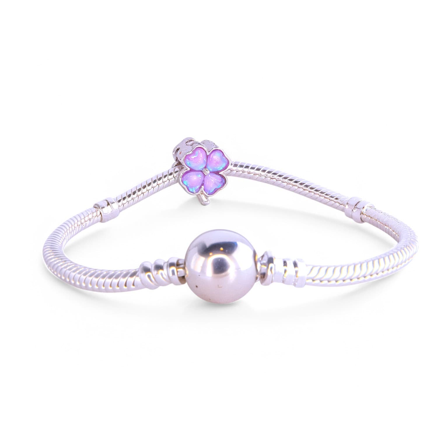 Charms do Pandora zawieszka FIOLETOWA KONICZYNA srebro 925