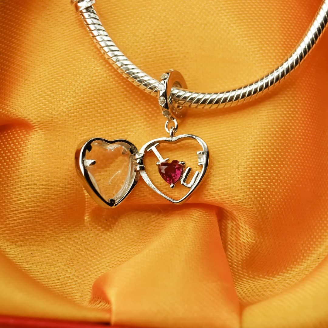 Charms witryna I Love You Srebro 925