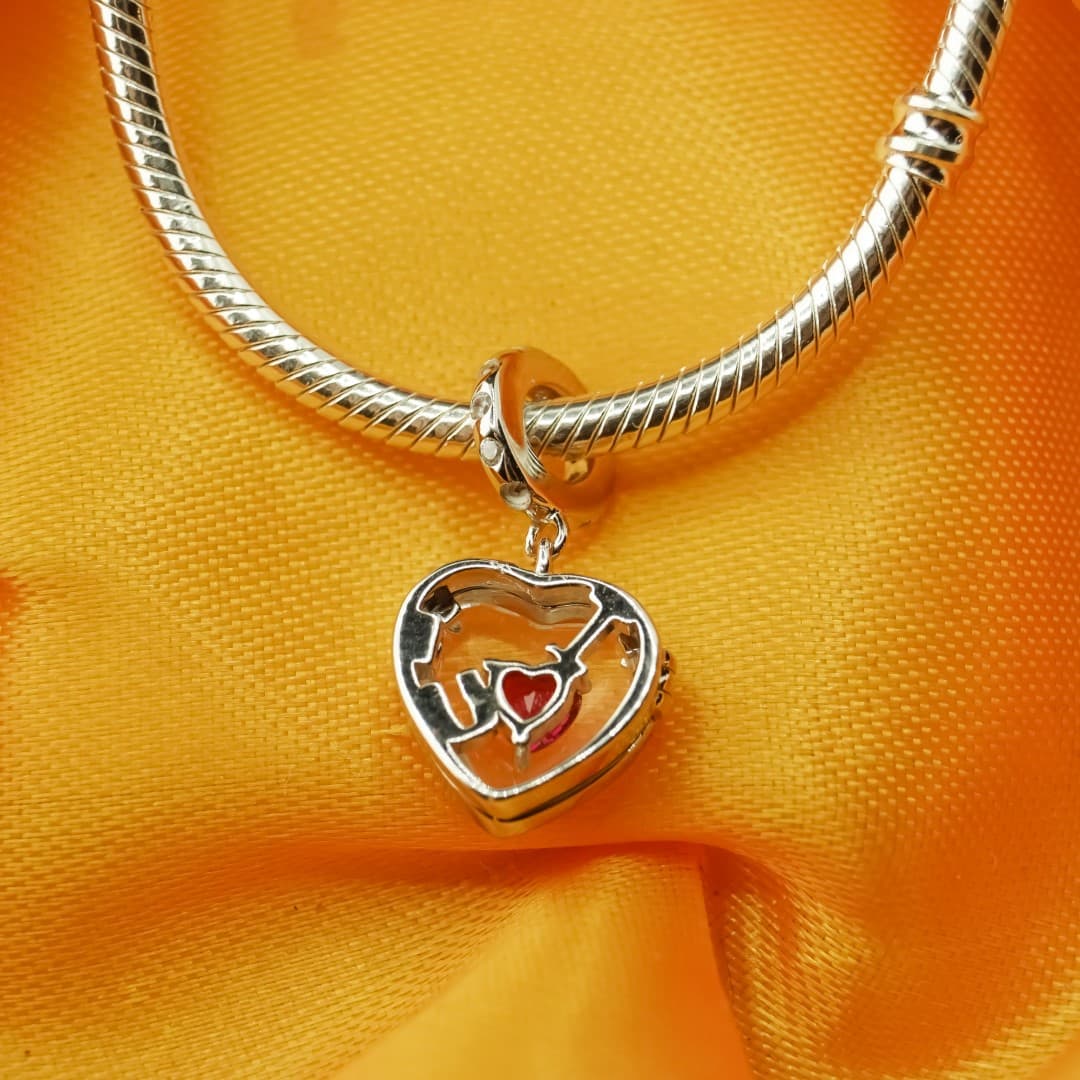 Charms witryna I Love You Srebro 925