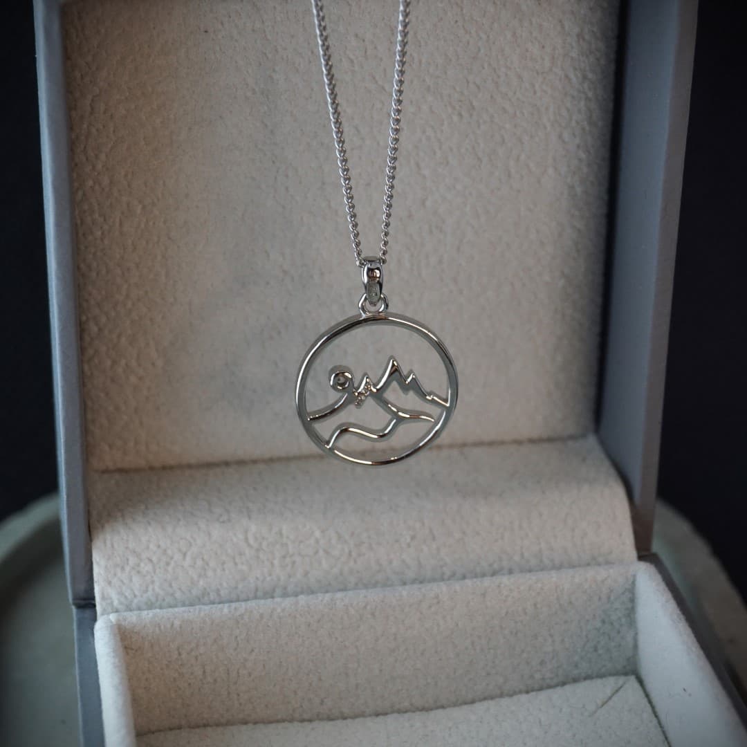 Naszyjnik Tatry srebro 925 góry Rysy