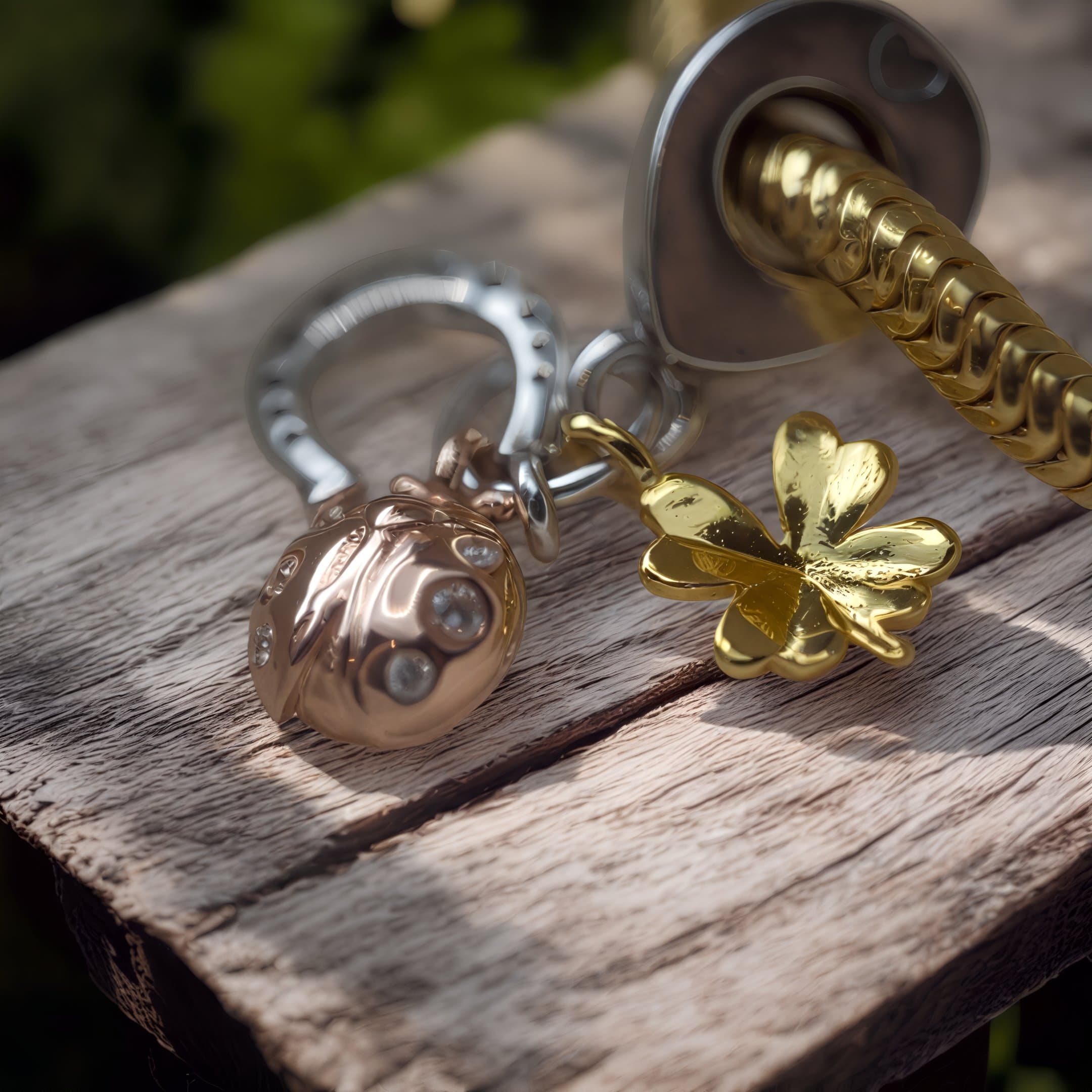 Charms  Srebro 925 Atrybuty Szczęścia