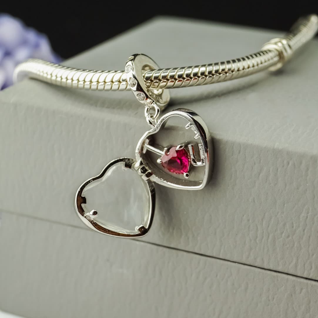 Charms witryna I Love You Srebro 925