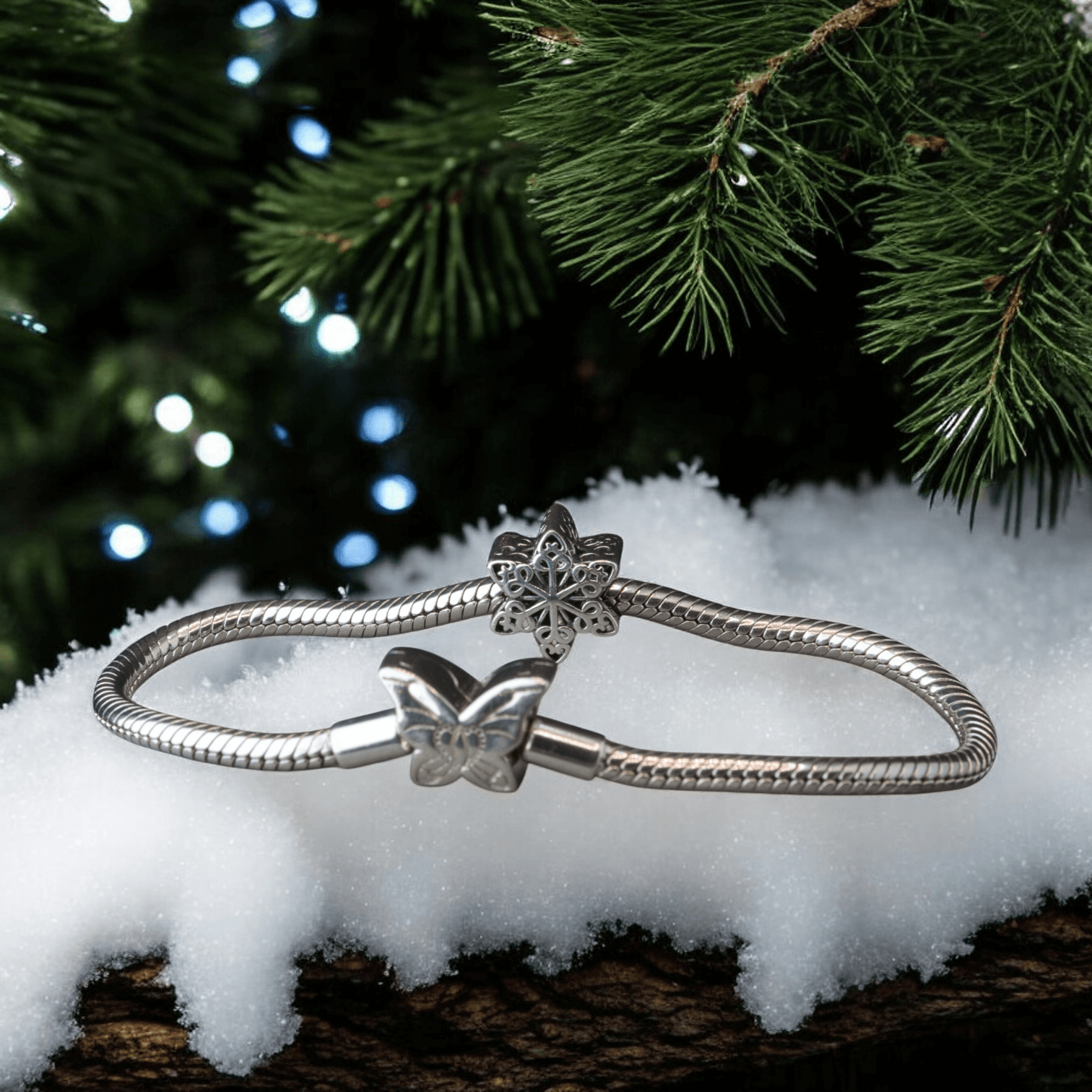 Charms PŁATEK ŚNIEGU gwiazdka śnieżynka srebro 925