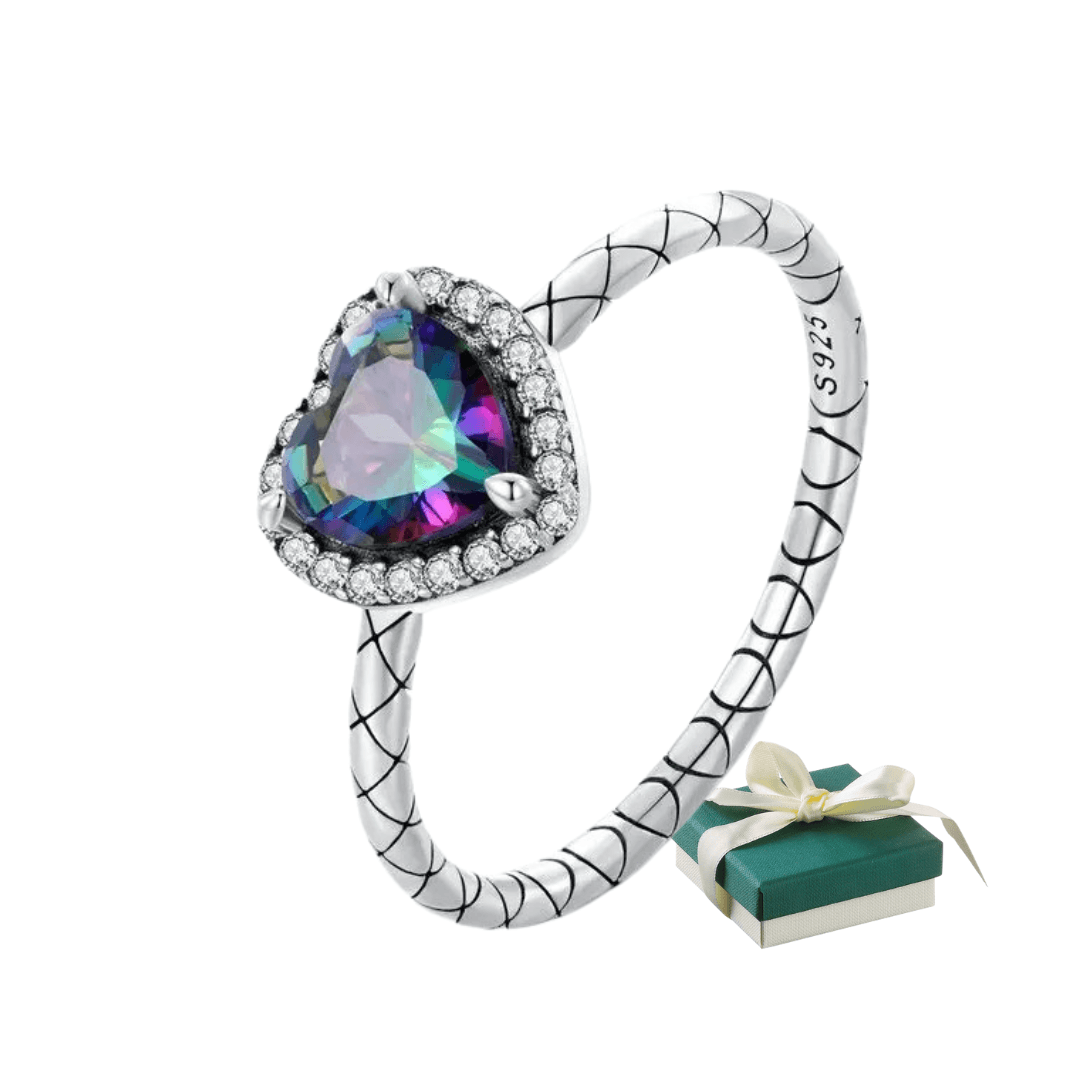 Pierścionek Mistyczny Kwarc srebro 925