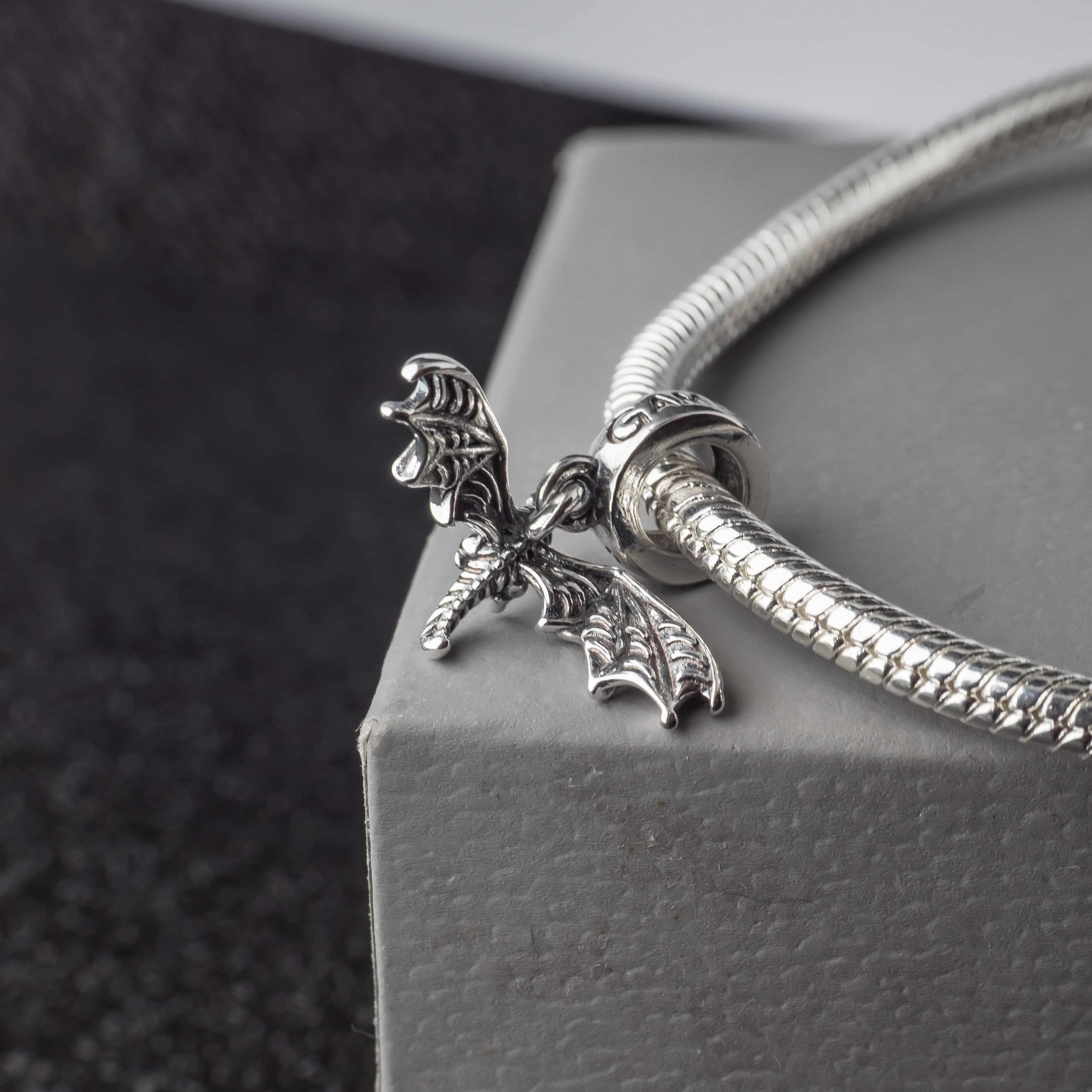 Charms Smok Rodowy Srebro 925