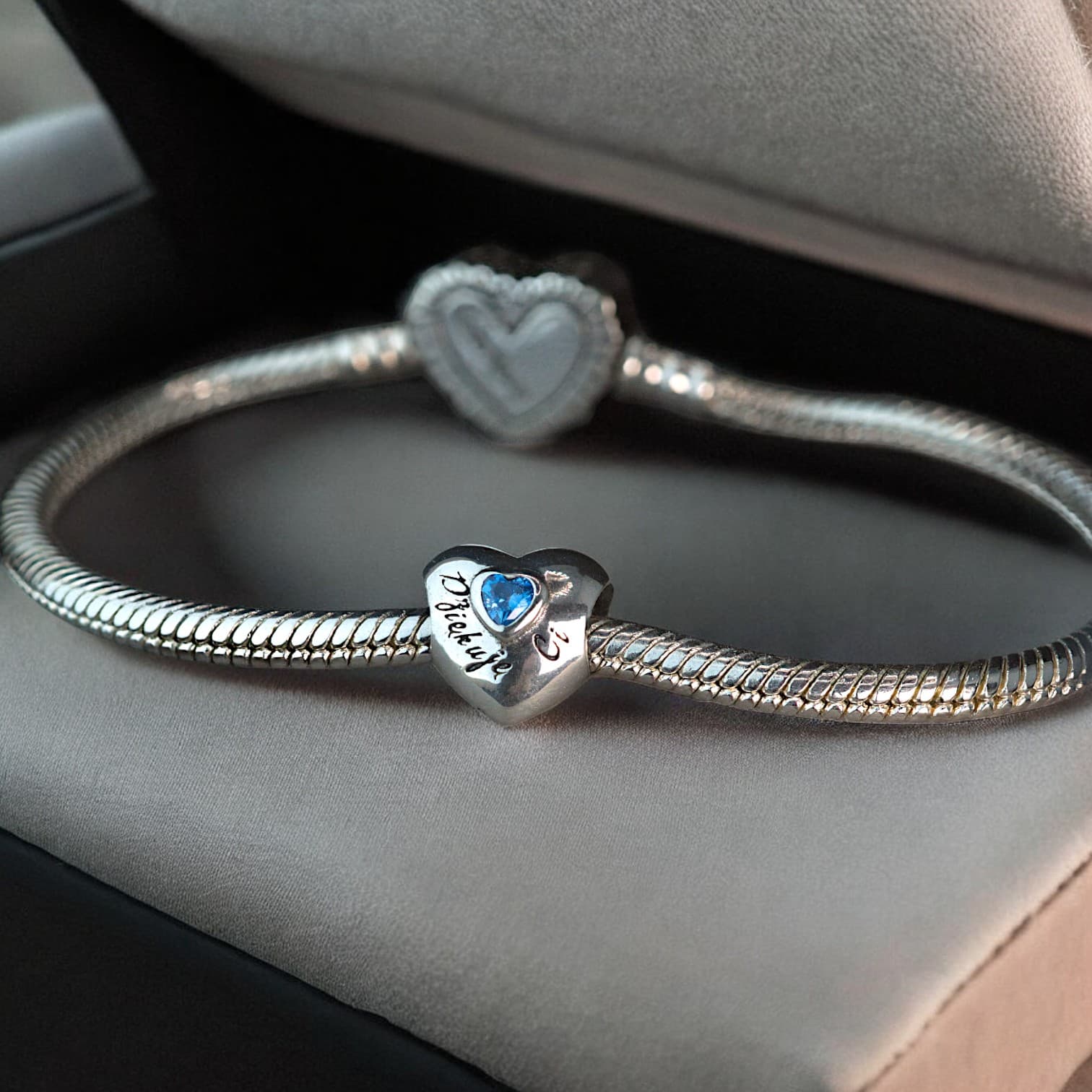 Charms Dziękuję Ci Merci srebro 925