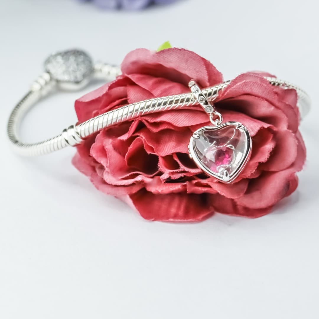 Charms witryna I Love You Srebro 925