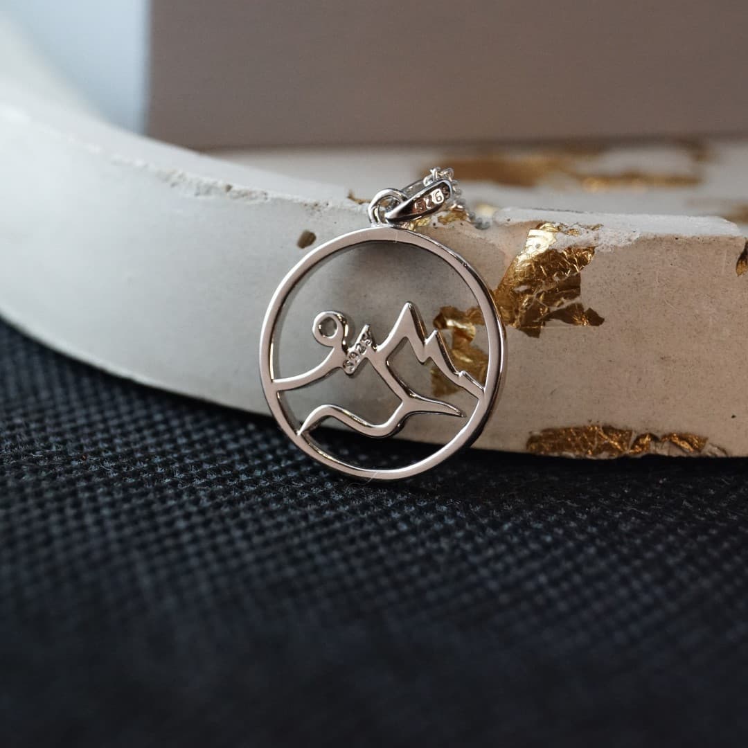 Naszyjnik Tatry srebro 925 góry Rysy