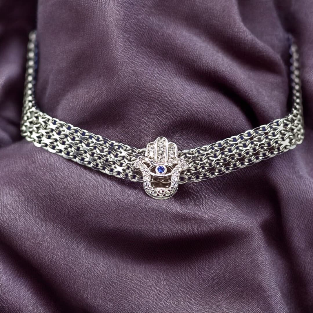 Charms Dłoń Fatimy Reflexions srebro 925 ręka hamasy