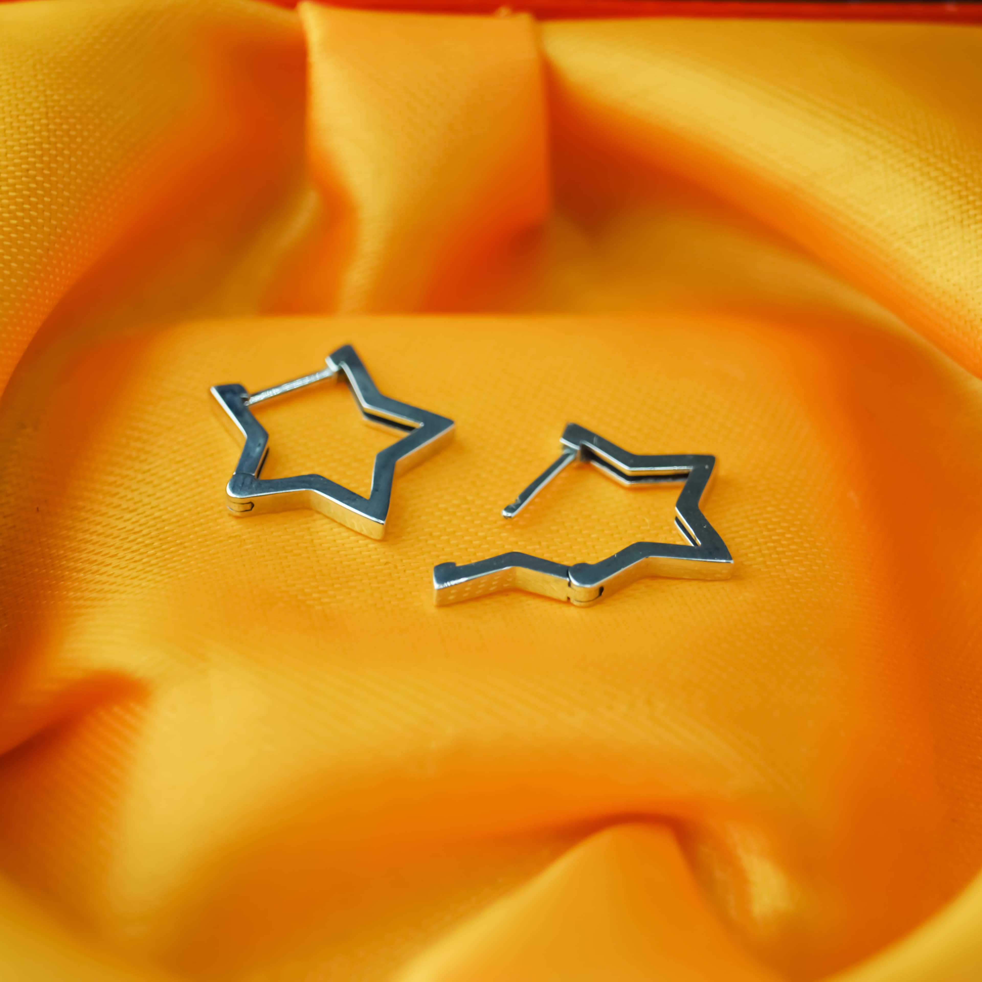 Gwiezdne Kolczyki srebro 925 gwiazdki